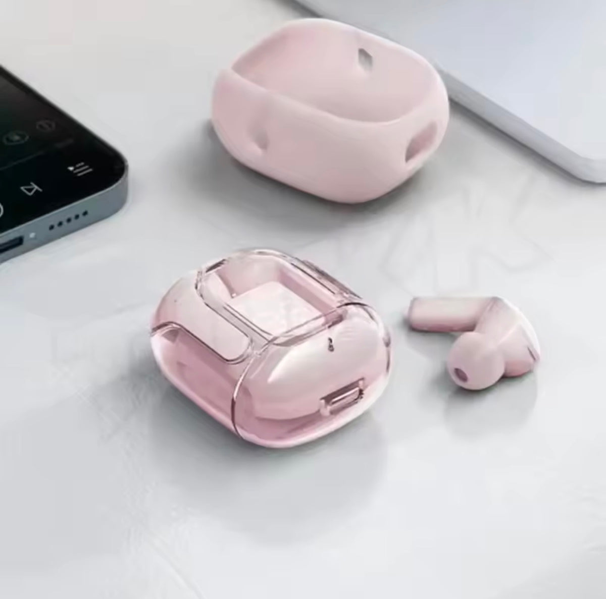 Air 31 Wireless Earbuds - Silicone Protective Case & Lanyard Included