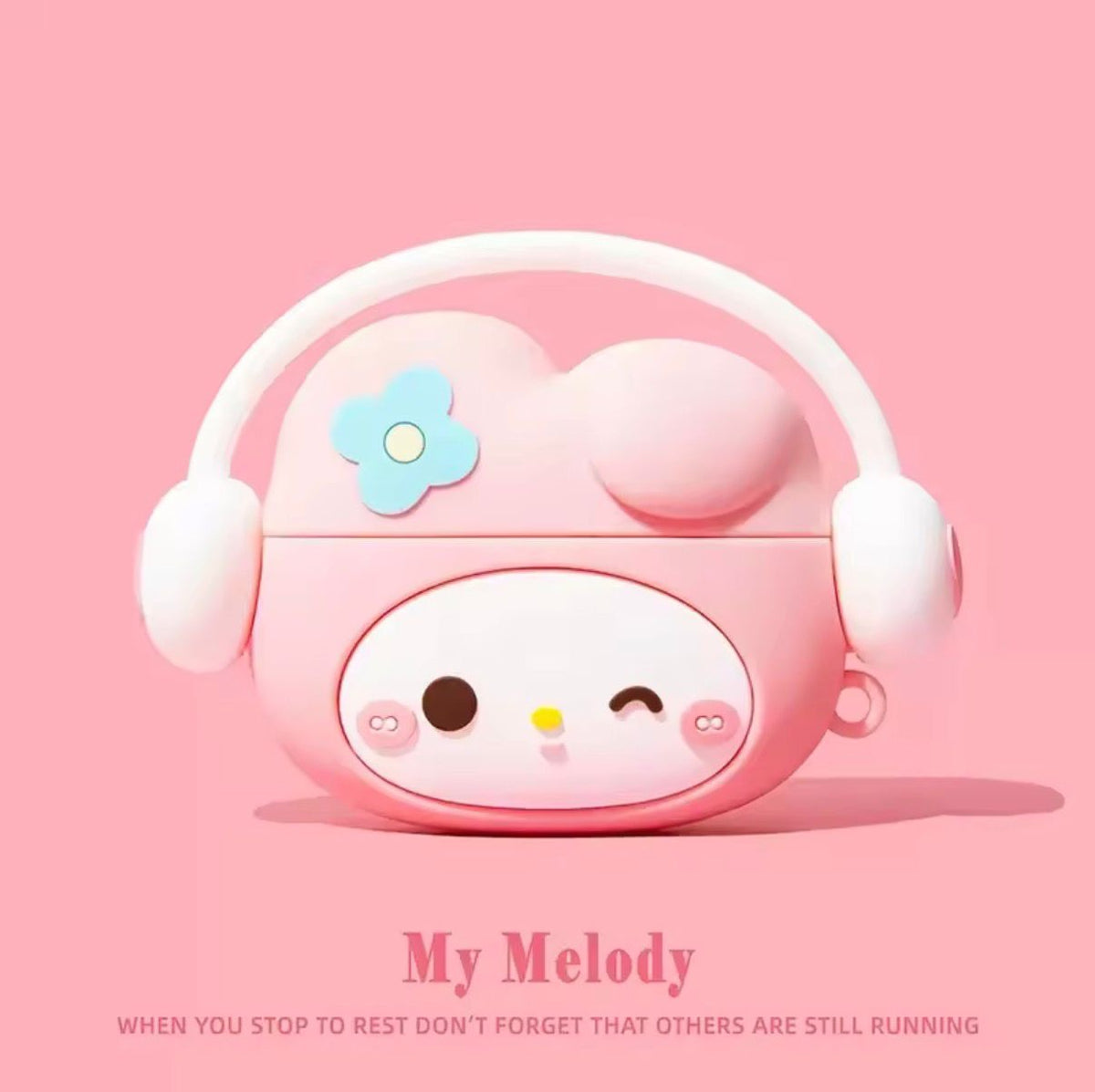 3D Cartoon Silicone Case Cover for Pro 2 Earbuds with Keychain