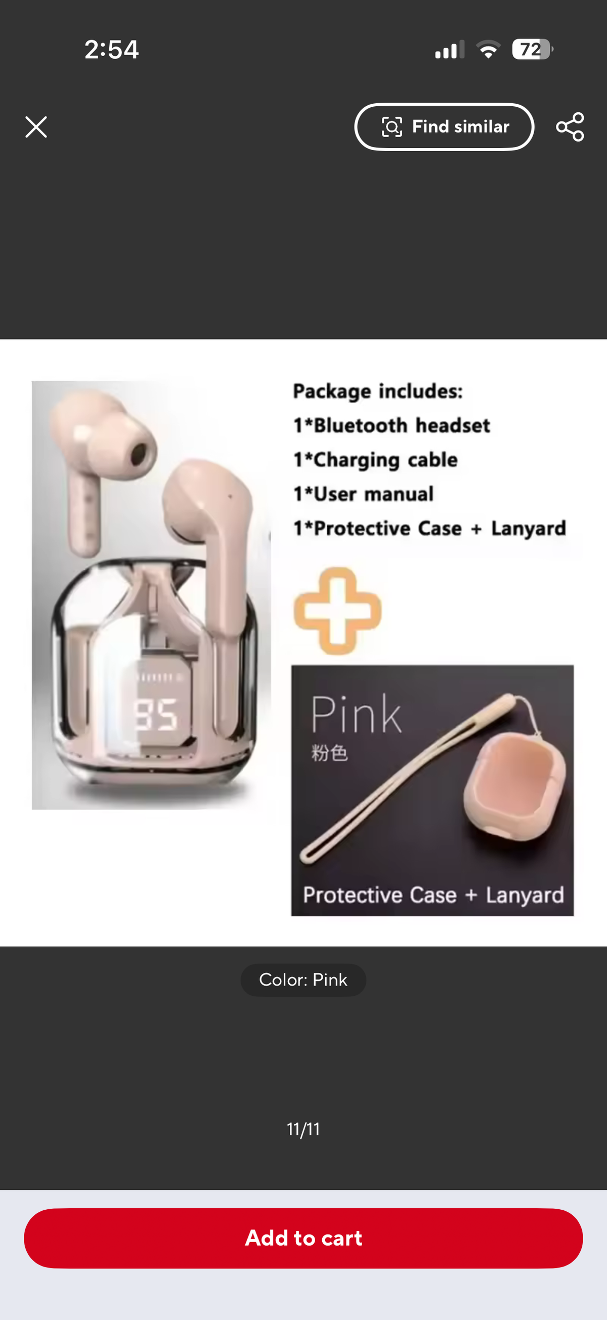 Air 31 Wireless Earbuds - Silicone Protective Case & Lanyard Included