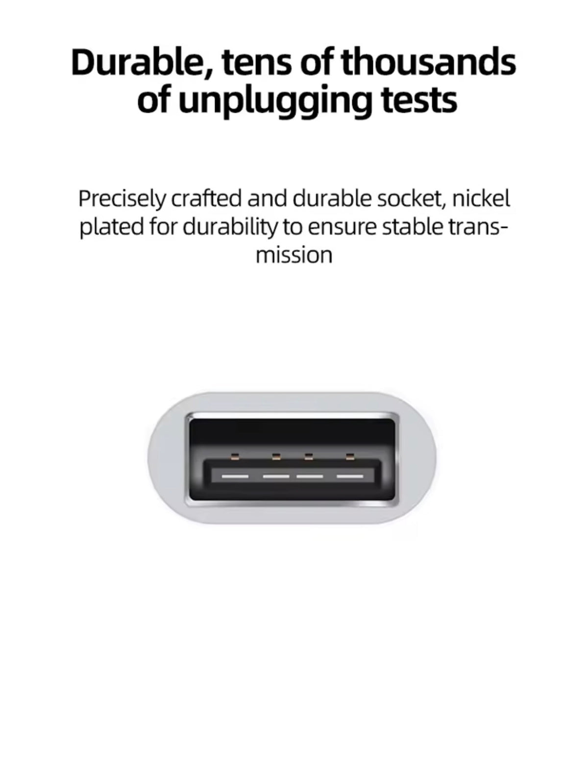 USB OTG Adapter – USB Female to Android Male Converter