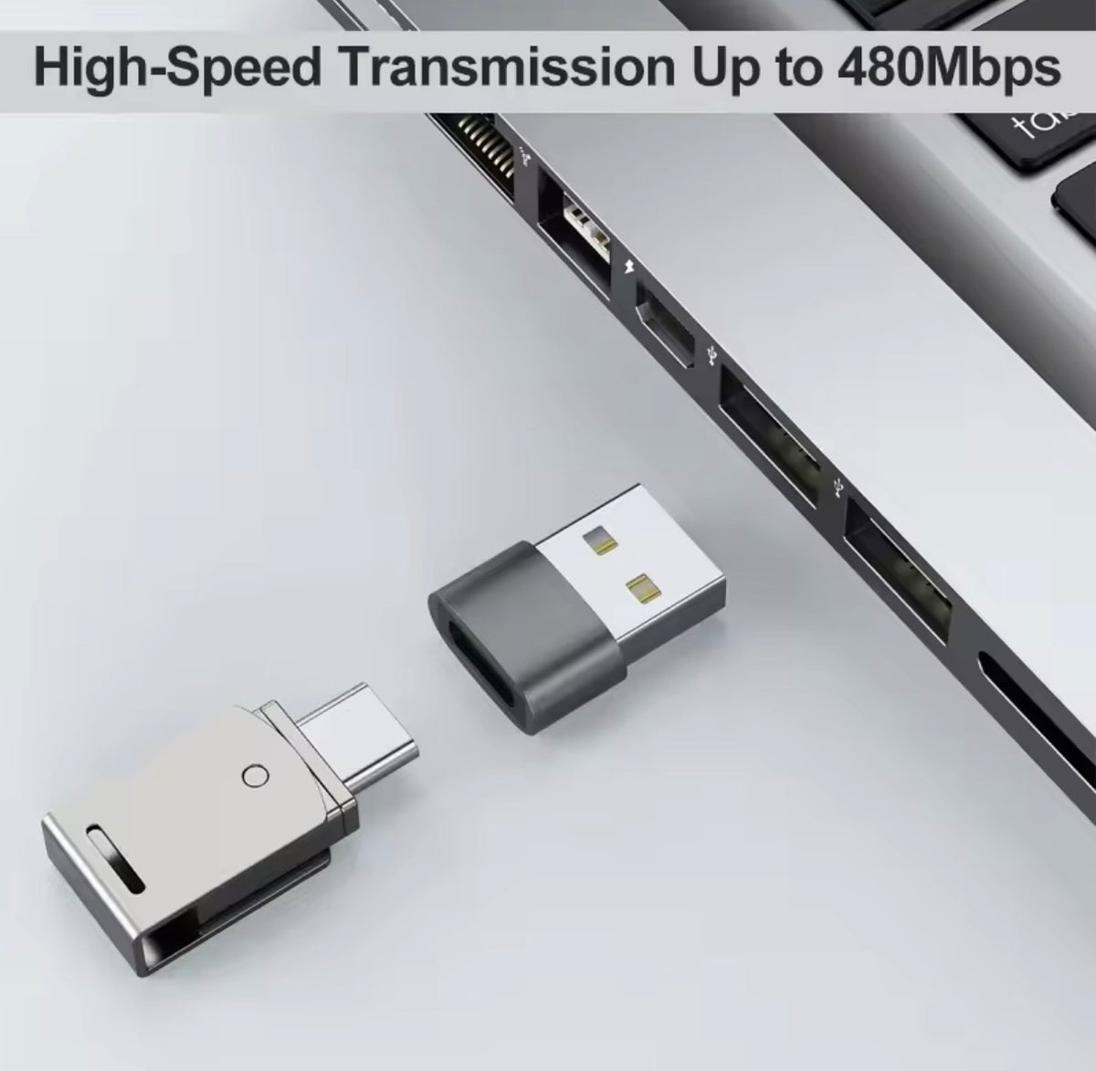 USB 3.0 Male to USB Type-C Female Adapter