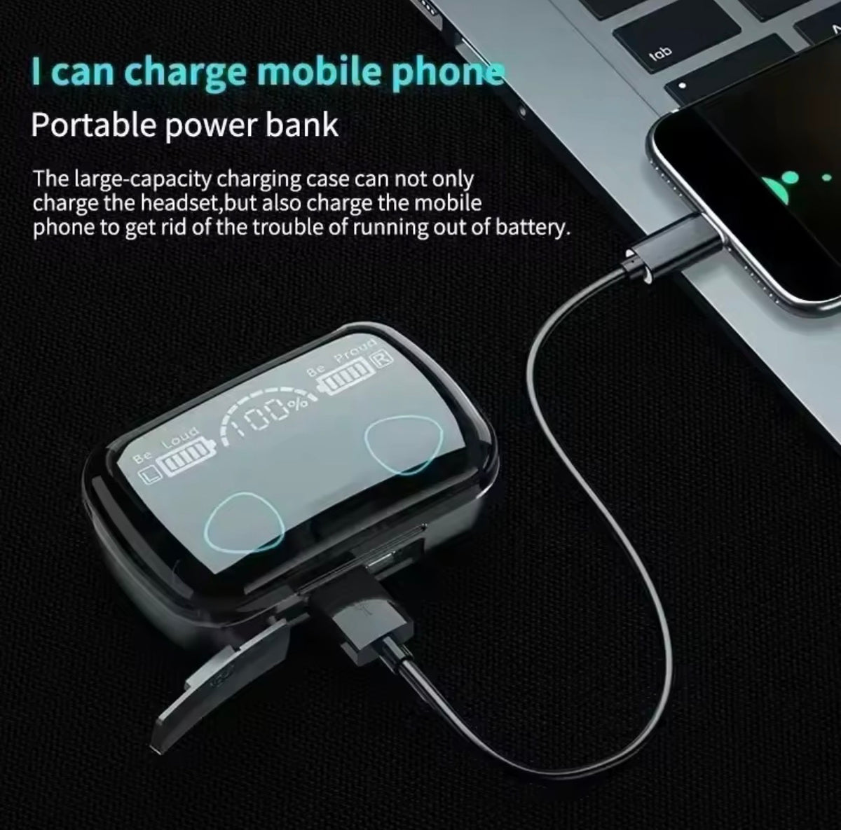 M10 Wireless Earbuds - Touch Control