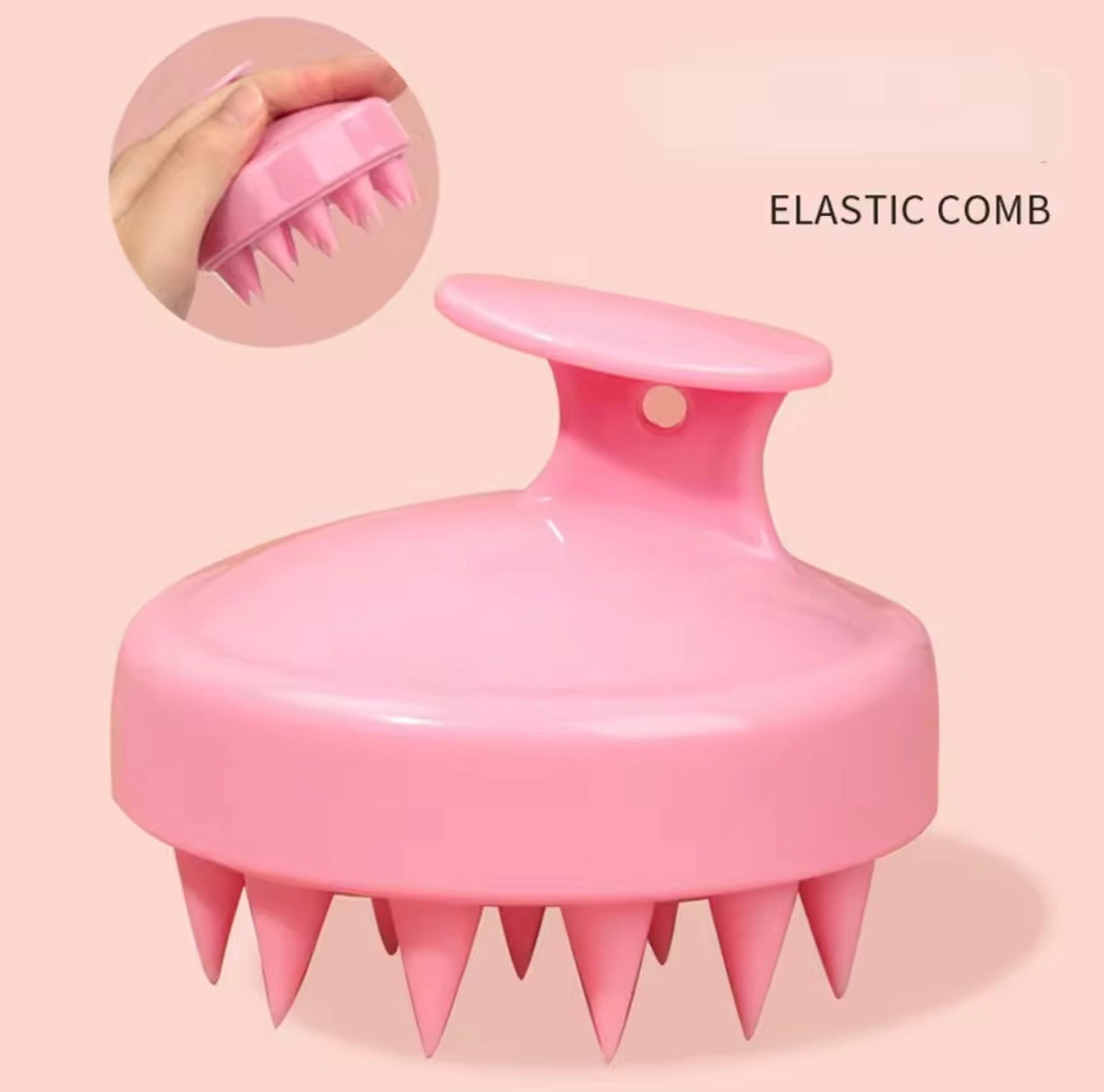 Silicone Scalp Massage Shampoo Brush | Hair Washing & Scalp Massage Comb | Soft Silicone Bath Shower