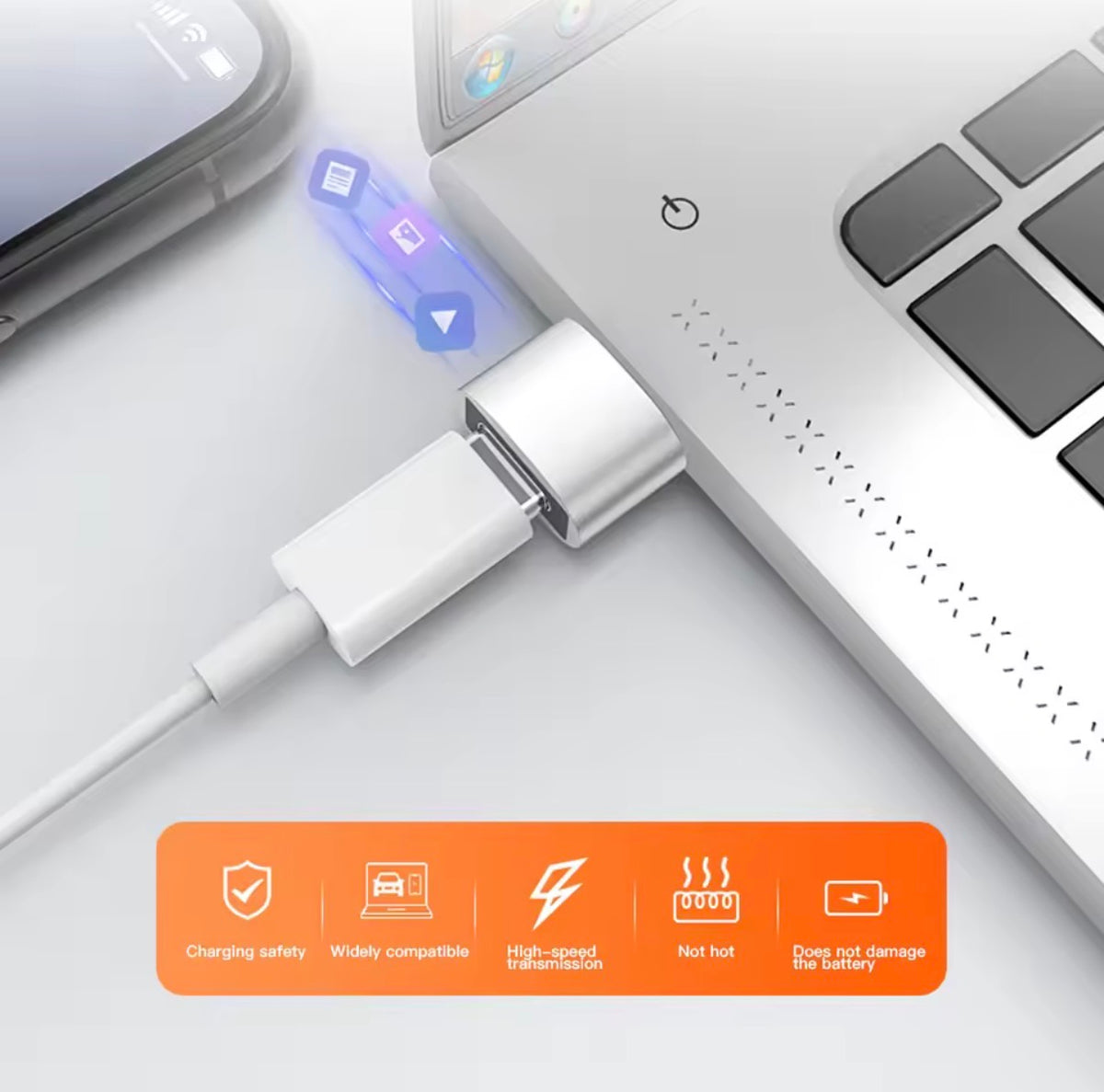 USB 3.0 Male to USB Type-C Female Adapter
