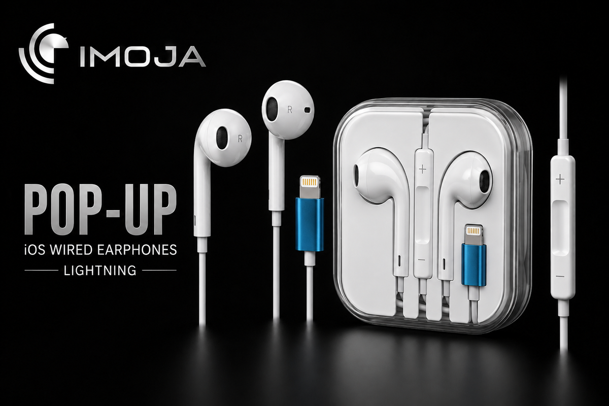 Pop-Up iOS Wired Earphones - Lightning