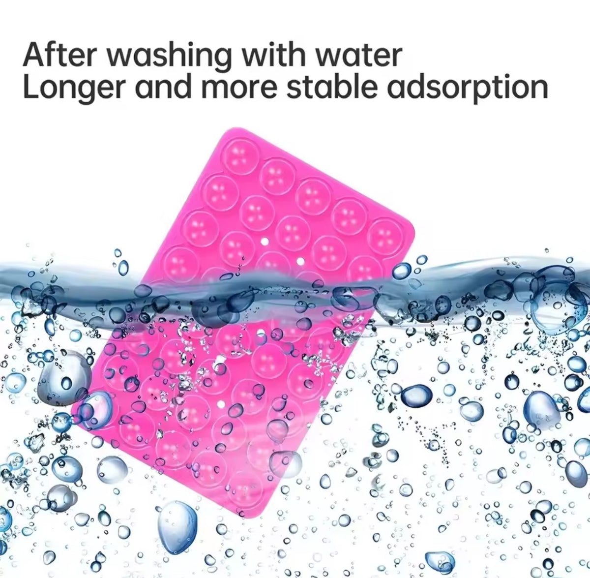 Double-Sided Suction Pad – Reusable Silicone Suction Mount Pad