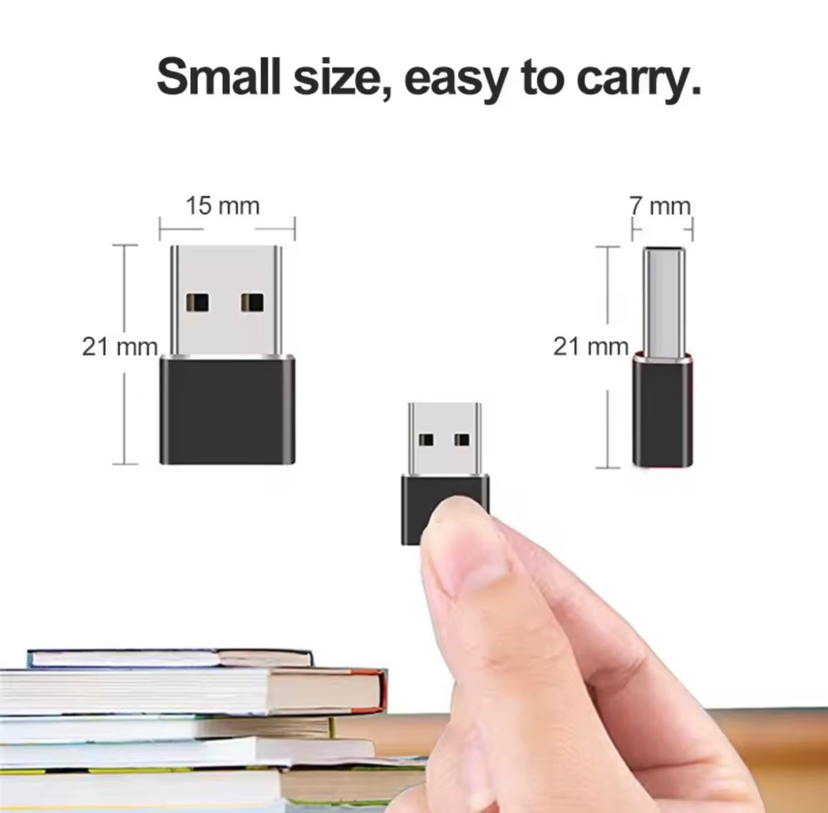 USB 3.0 Male to USB Type-C Female Adapter