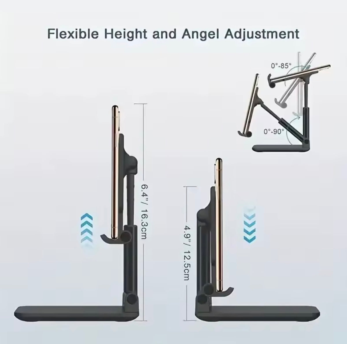 Mobile Phone Holder Stand - Foldable and Portable Design