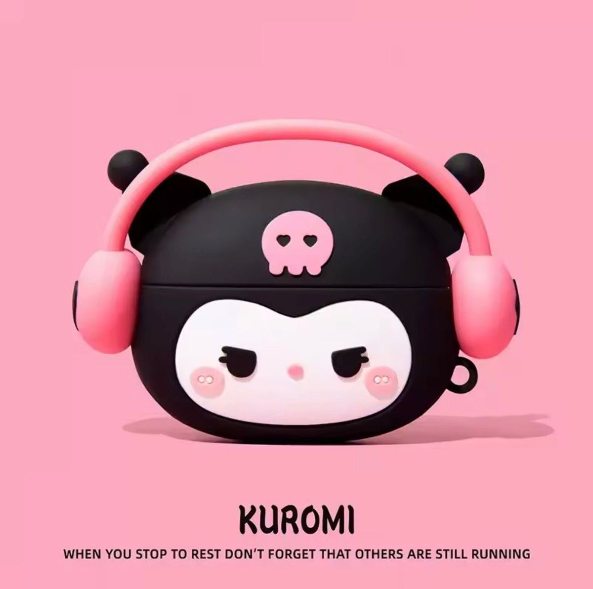 3D Cartoon Silicone Case Cover for Pro 2 Earbuds with Keychain