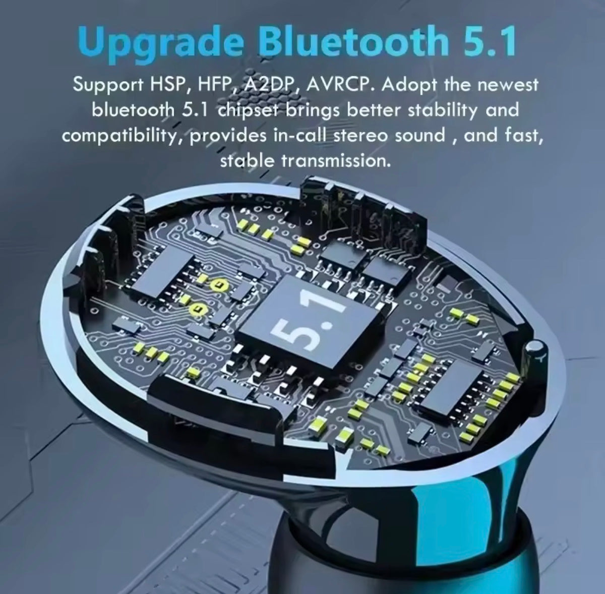 M10 Wireless Earbuds - Touch Control