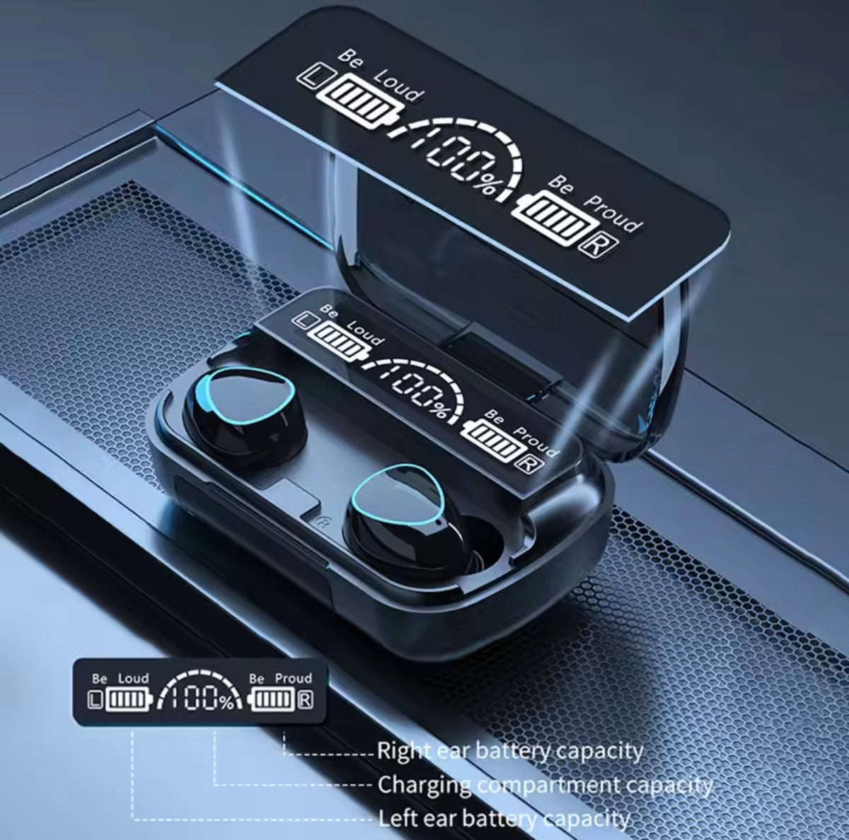 M10 Wireless Earbuds - Touch Control