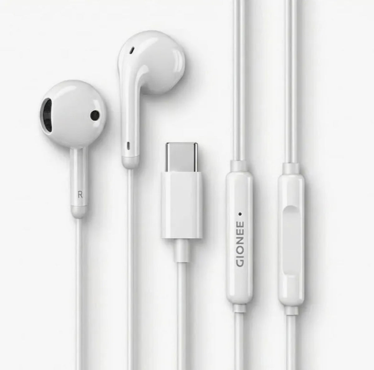 Original Gionee Wired Handsfree 3.5mm Jack - Type-C Earphones