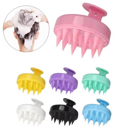Silicone Scalp Massage Shampoo Brush | Hair Washing & Scalp Massage Comb | Soft Silicone Bath Shower
