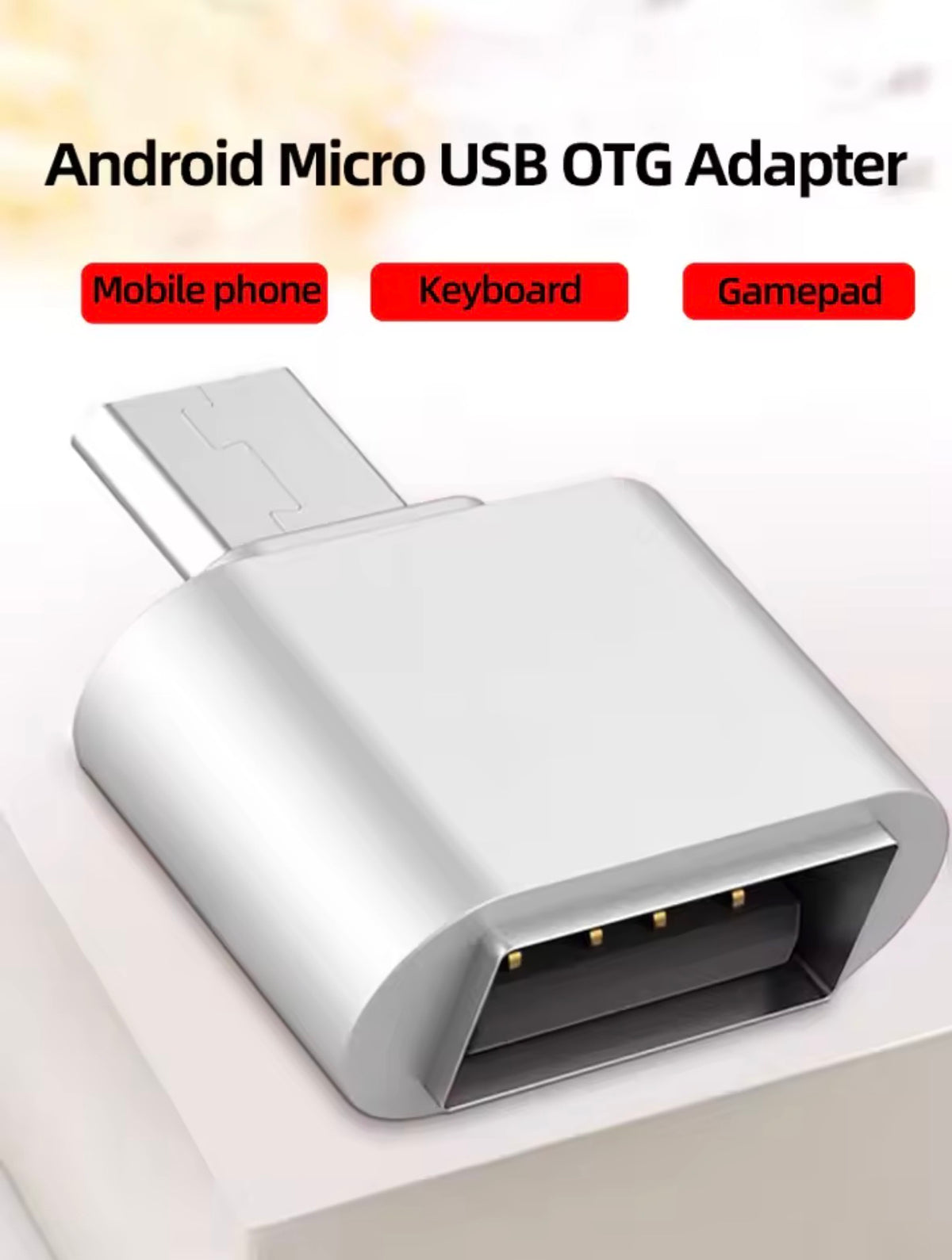 USB OTG Adapter – USB Female to Android Male Converter