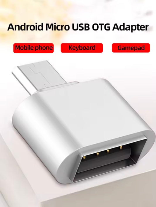 USB OTG Adapter – USB Female to Android Male Converter