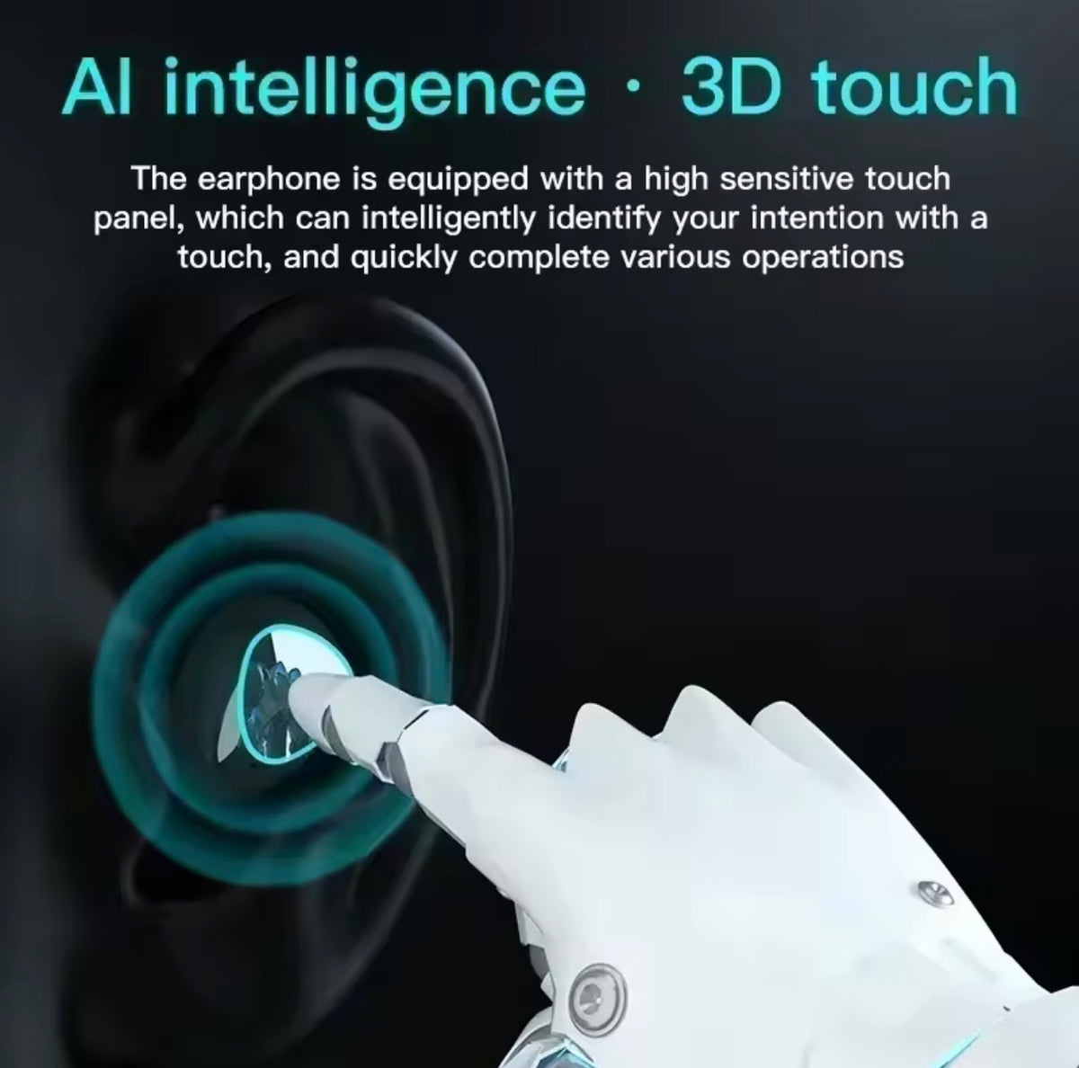 M10 Wireless Earbuds - Touch Control