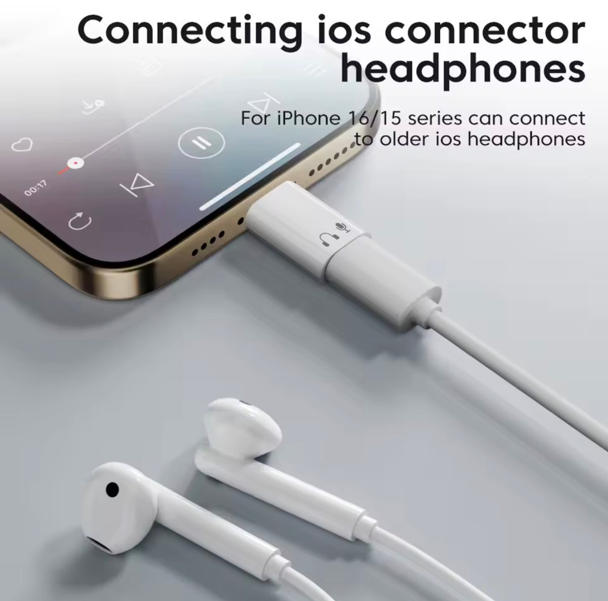 Type-C Male to Female iOS Connector