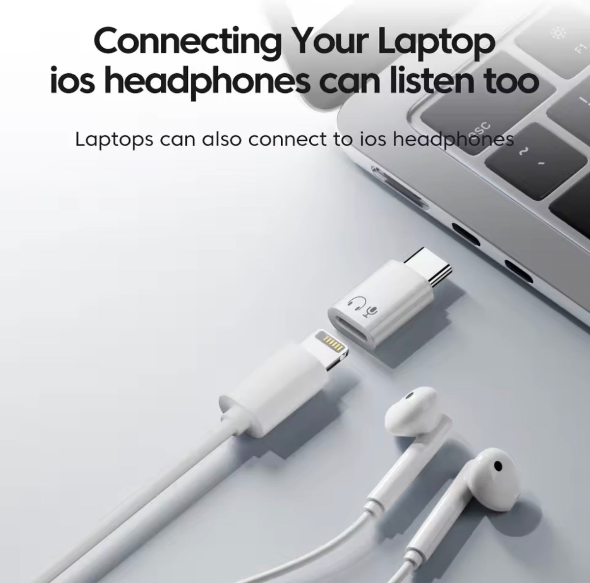 Type-C Male to Female iOS Connector