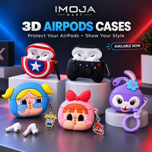 3D Cartoon Silicone Case Cover for Pro 2 Earbuds with Keychain